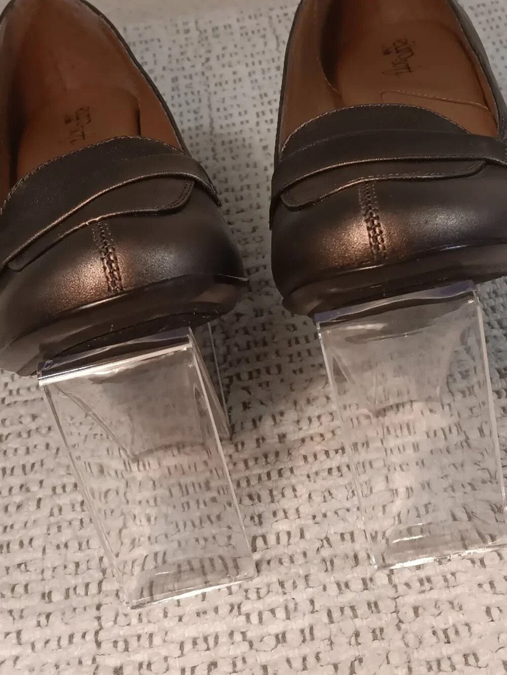 Eurosoft by Sofft 'Randi' Women's Leather Bronze Metallic Pumps sz 8 Medium